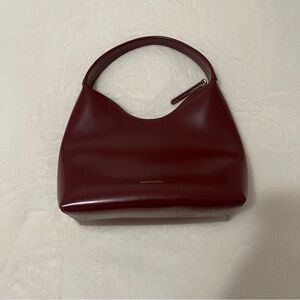 Mansur Gavriel Candy Burgundy Handbag Purse